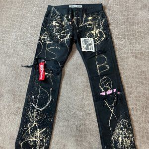 ONE OF A KIND Customized Punk Jeans!